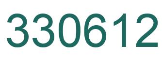 Number 330612 green image
