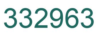 Número 332963 imagen verde