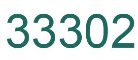 Number 33302 green image