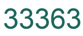 Zahl 33363 grün bild