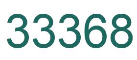 Zahl 33368 grün bild