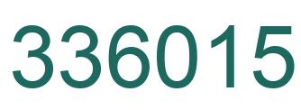 Número 336015 imagen verde