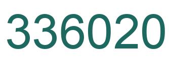 Número 336020 imagen verde