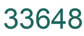 Número 33648 imagen verde