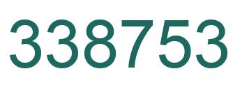 Número 338753 imagen verde