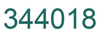 Número 344018 imagen verde