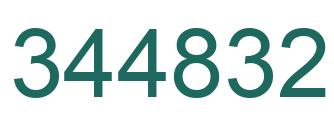 Número 344832 imagen verde