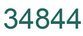 Número 34844 imagen verde