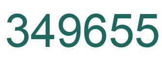 Número 349655 imagen verde