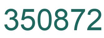 Número 350872 imagen verde