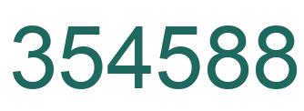 Número 354588 imagen verde