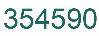 Número 354590 imagen verde