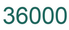 Zahl 36000 grün bild