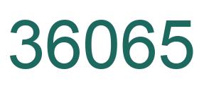 Número 36065 imagen verde