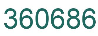 Número 360686 imagen verde