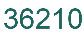 Number 36210 green image