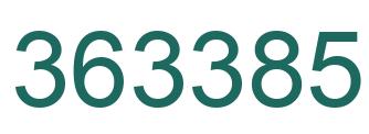 Número 363385 imagen verde