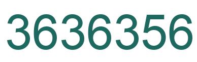 Número 3636356 imagen verde