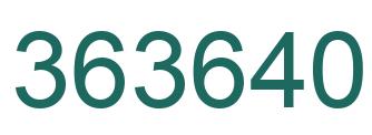 Número 363640 imagen verde