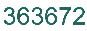 Número 363672 imagen verde