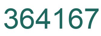 Número 364167 imagen verde