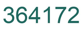 Número 364172 imagen verde