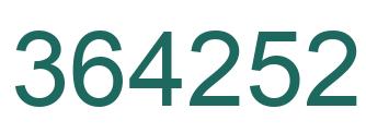 Número 364252 imagen verde