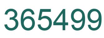 Número 365499 imagen verde