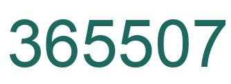 Número 365507 imagen verde