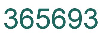 Número 365693 imagen verde