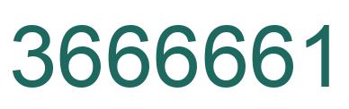 Número 3666661 imagen verde