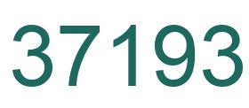 Number 37193 green image