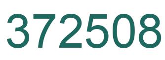 Número 372508 imagen verde