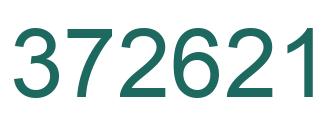 Número 372621 imagen verde