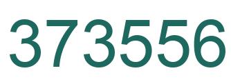 Number 373556 green image