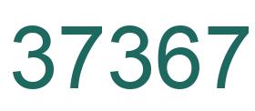 Number 37367 green image