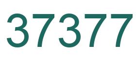 Número 37377 imagen verde