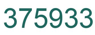 Número 375933 imagen verde