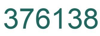 Número 376138 imagen verde