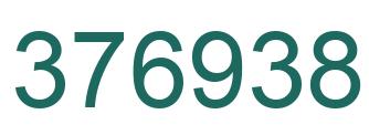 Number 376938 green image