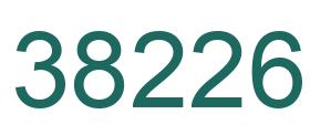 Number 38226 green image