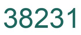 Número 38231 imagen verde