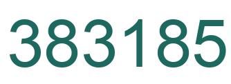 Número 383185 imagen verde