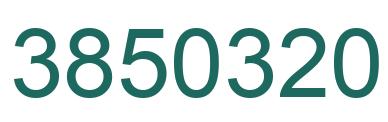 Número 3850320 imagen verde