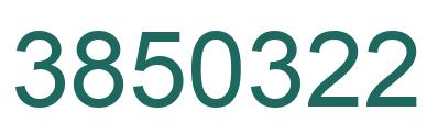 Número 3850322 imagen verde