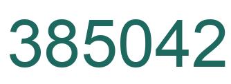 Número 385042 imagen verde