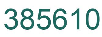 Number 385610 green image
