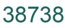 Número 38738 imagen verde