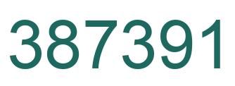 Número 387391 imagen verde