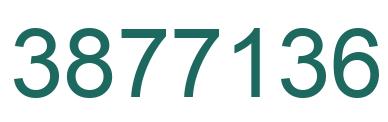 Número 3877136 imagen verde